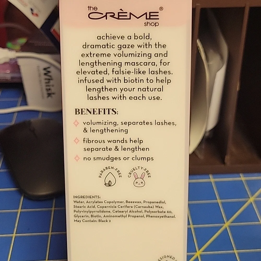 The Creme Shop 3D Mascara Dramatic Duo New Sealed Box